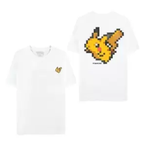 Image of Pokémon T-Shirt Pixel Pikachu Size M