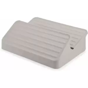 Image of Joseph Joseph Shoe-In - 2-Tier Space-saving Shoe Rack Organiser, holds up to 6 pairs, Large- Ecru