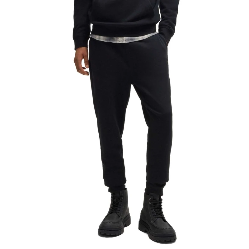 Image of Boss Logo Patch Tracksuit Bottoms Black male M