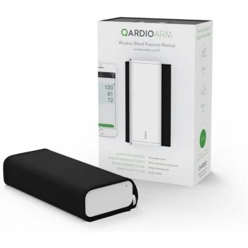 Image of QARDIO QardioArm Smart Blood Pressure Monitor - White & Black, White