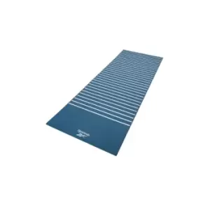 Image of Reebok Double Sided 4mm Yoga Mat - Green Stripes