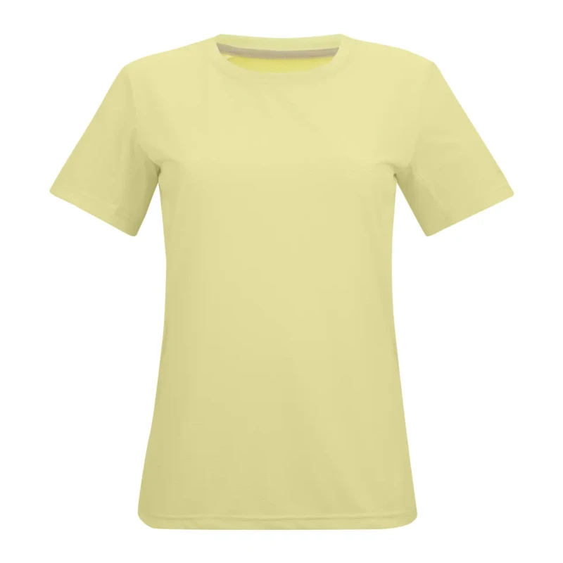 Image of Womens T-Shirt Regatta Demna Jaune Female 44