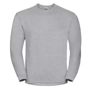 Image of Russell Workwear Mens Crew Neck Set In Sweatshirt Top (L) (Light Oxford)