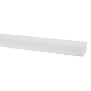 Image of Polypipe Square Gutter - 112mm x 2m - White