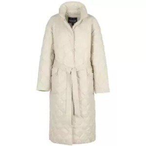 Image of Barbour International Harewood Quilted Jacket - Cream