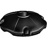 Image of Base for Barrier Post Black 12.5 x 50 x 12.5 cm