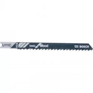 Image of Bosch U111 C Wood Cutting Jigsaw Blades Pack of 3