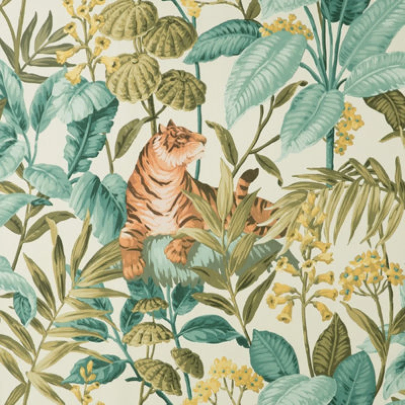 Image of Crown Rajah Tiger Natural Wallpaper M1734