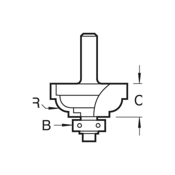 Image of Trend - C122X1/4 CAVETTO 7.9MM RADIUS