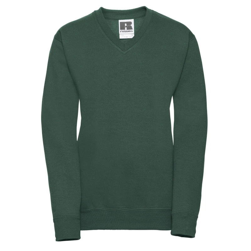 Image of Russell Collection J272B boys's Children's sweatshirt in Green