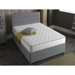 Image of Wayfair - Starlight Beds - Victoria White Castle Memory Foam Spring Mattress, 4ft Double
