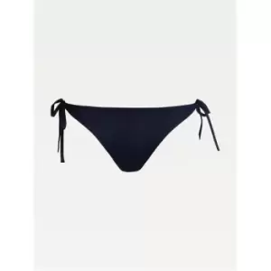 Image of Tommy Hilfiger String Side Tie Bikini Briefs - Blue
