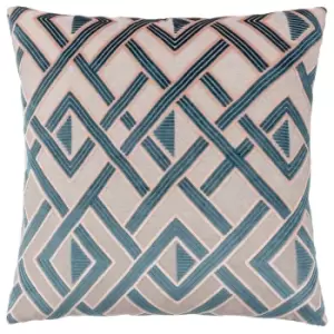 Image of Henley Cushion Smoke/Rose, Smoke/Rose / 50 x 50cm / Polyester Filled