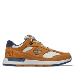 Image of Timberland Field Trekker Leather/fabric Low Hiker For Men In Yellow, Size 7