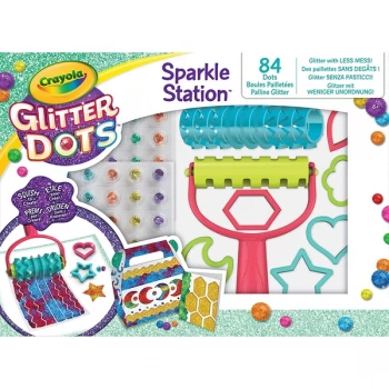 Image of Crayola Glitter Dots Sparkle Station