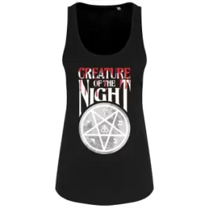 Image of Grindstore Womens/Ladies Creature Of The Night Vest Top (XL) (Black)