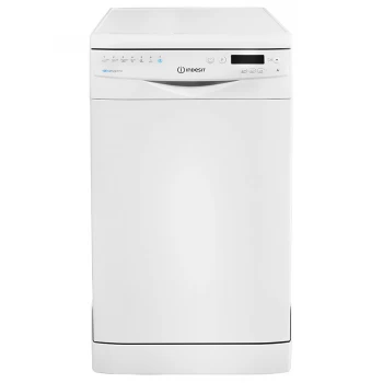 Image of Indesit DSR57M96Z eXtra Baby Care Slimline Freestanding Dishwasher