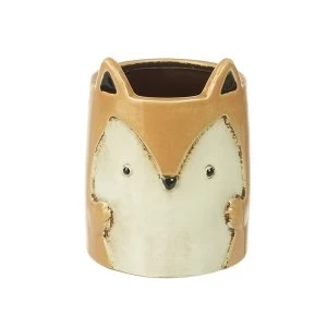 Image of Ceramic Fox Planter 14.5cm