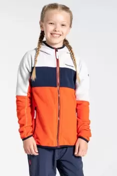 Image of Kids' 'Linden' Recycled Hooded Full-Zip Fleece