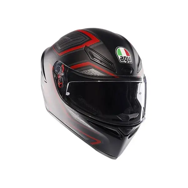 Image of AGV K1 S E2206 Sling Full Face Helmet Matt Black Red Size XL