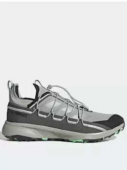 Image of adidas Terrex Voyager 21 Canvas Travel Shoes, Black/Grey, Size 12, Men