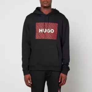 Image of HUGO Dreeman Cotton-Jersey Hoodie - M