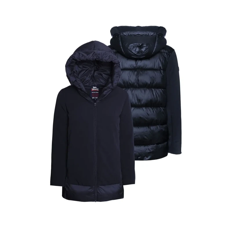 Image of Lonsdale Reversible hooded womens down jacket Lonsdale Bleu Female M