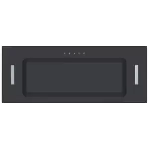 Image of Culina UBICON75BK 1 75cm Canopy Extractor Hood in Black Glass 3 Speed