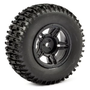 Image of Fastrax 1:10 Sc Jigsaw Mounted 5-Spoke Black (Slash Rr/Blitz)