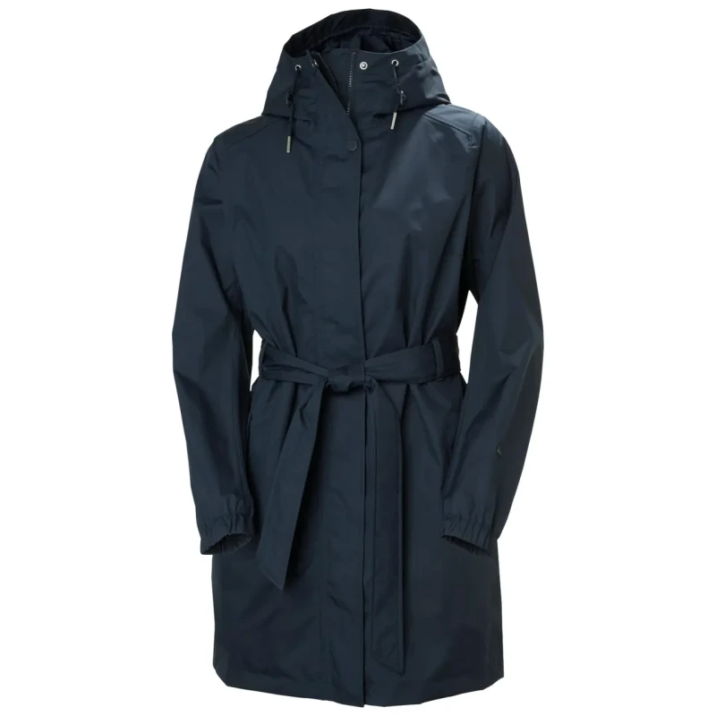 Image of Helly Hansen Womens waterproof jacket Helly Hansen Hh Classics Trench Bleu Female M