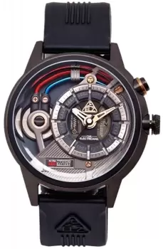 Image of Electricianz Watch SteelZ DarkZ Black Rubber