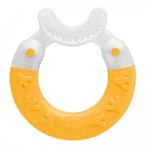 Image of Mam Bite & Brush Yellow Teether
