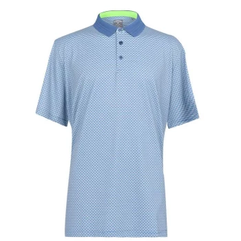 Image of Callaway Grid Polo - Blue