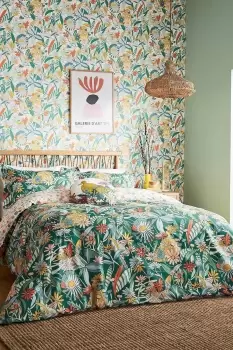 Image of 'River Wander' Cotton Duvet Cover Set