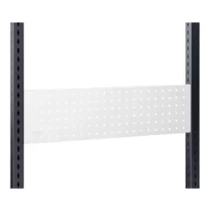 Image of avero perfo rear frame panel for system width 450mm. WxDxH: 398x36x480mm. RAL 70