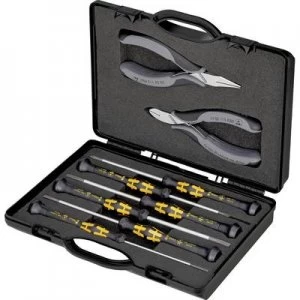 Image of Knipex 00 20 18 ESD Electrical contractors Tool kit Case 8 Piece