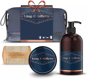 Image of King C Gillette Beard Wash Gift Set