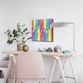 Image of 4545ABSC - 018 Multicolor Decorative Canvas Painting