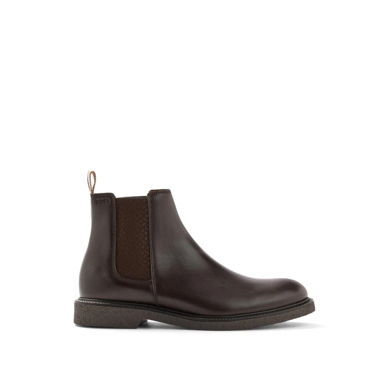 Image of Boss Tunley Chelsea Boots Brown male UK 6