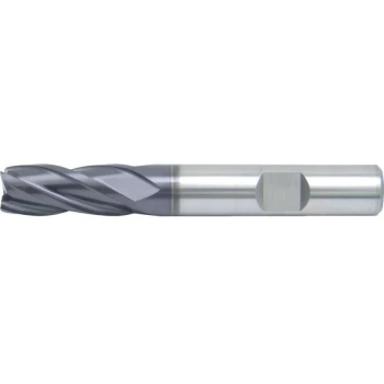 Image of 10MM HSS-Cobalt Weldon 45 Degree High Helix End Mill - Swisstech