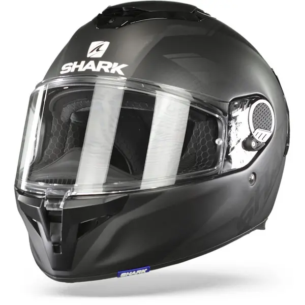 Image of Shark Spartan GT Blank Mat Bcl. Micr. Black Anthracite Anthracite Kaa Full Face Helmet XS