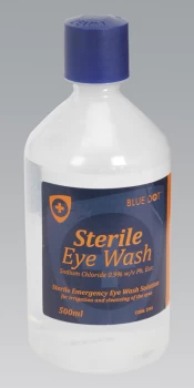 Image of Sealey EWS50 Eye/Wound Wash Solution 500ml