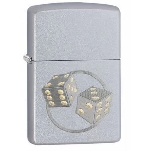 Image of Zippo Dice Classic Satin Chrome