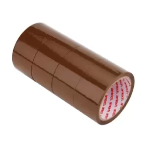 Image of Amtech Brown Packing Tape x 4 Rolls (50m x 48mm)