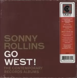 Image of Sonny Rollins Go West!: The Contemporary Records Albums - Sealed 2023 Czech 3-CD set CR00435
