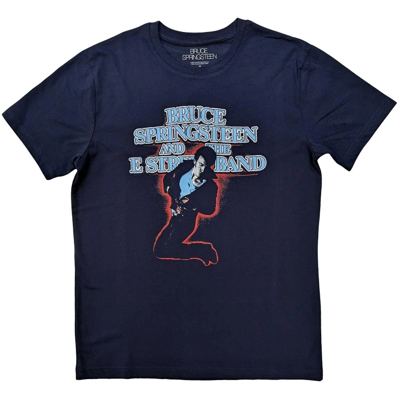 Image of Bruce Springsteen Bruce Springsteen Men The E-Street Band T-Shirt in Navy Size: large Navy L Male 5063377355215