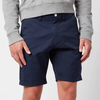 Image of GANT Mens Regular Sunfaded Shorts - Marine - W34
