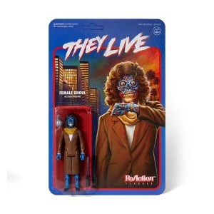 Image of They Live ReAction Action Figure Female Ghoul 10 cm