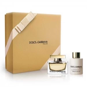 Image of Dolce & Gabbana The One Gift Set 50ml Eau de Parfum + 100ml Body Lotion