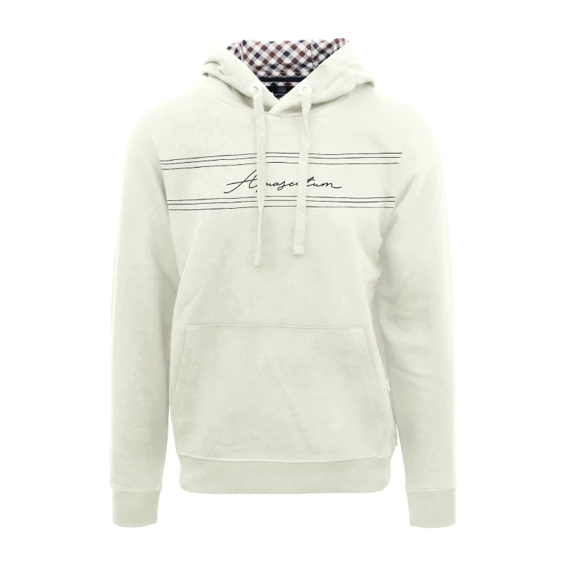 Image of Aquascutum Mens Hdy Sweat Pull Over Hoodie OTH Hoodies Small Yellow 53373513350